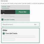 how do bet credits work on bet365?